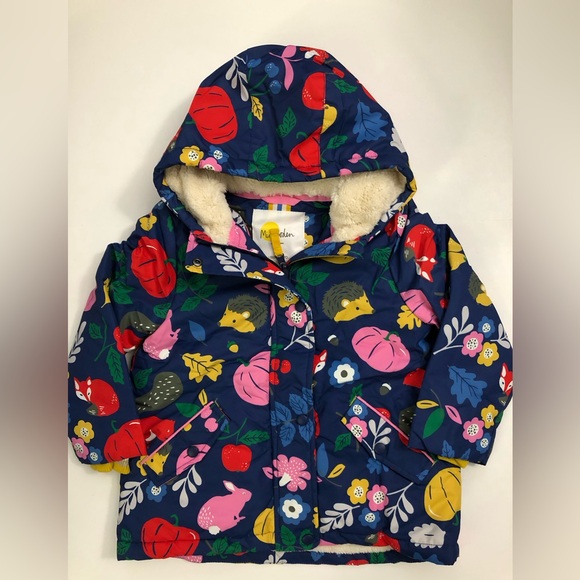 NWOT Mini Boden Sherpa Lined Anorak - Picture 6 of 6